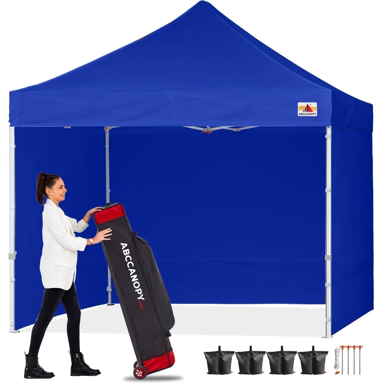 8x8 canopy with sides best sale