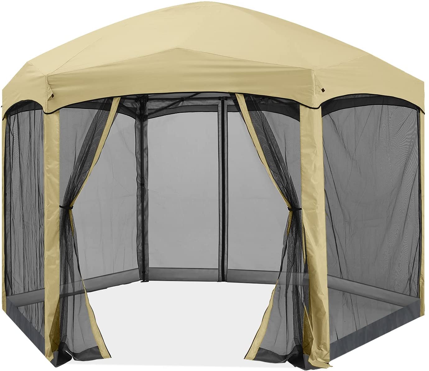 Screened canopy clearance tent