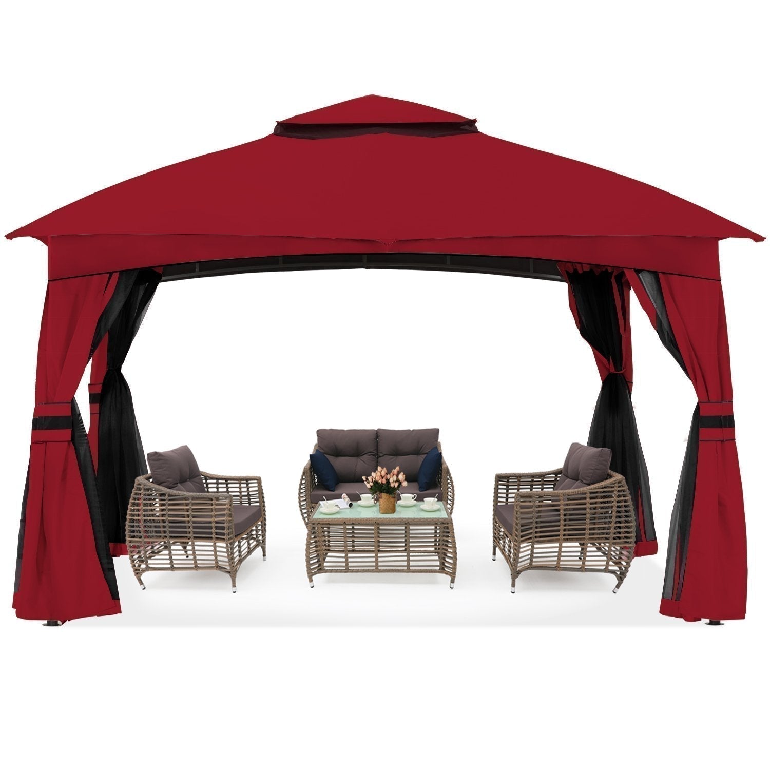 8x8 gazebo with netting sale