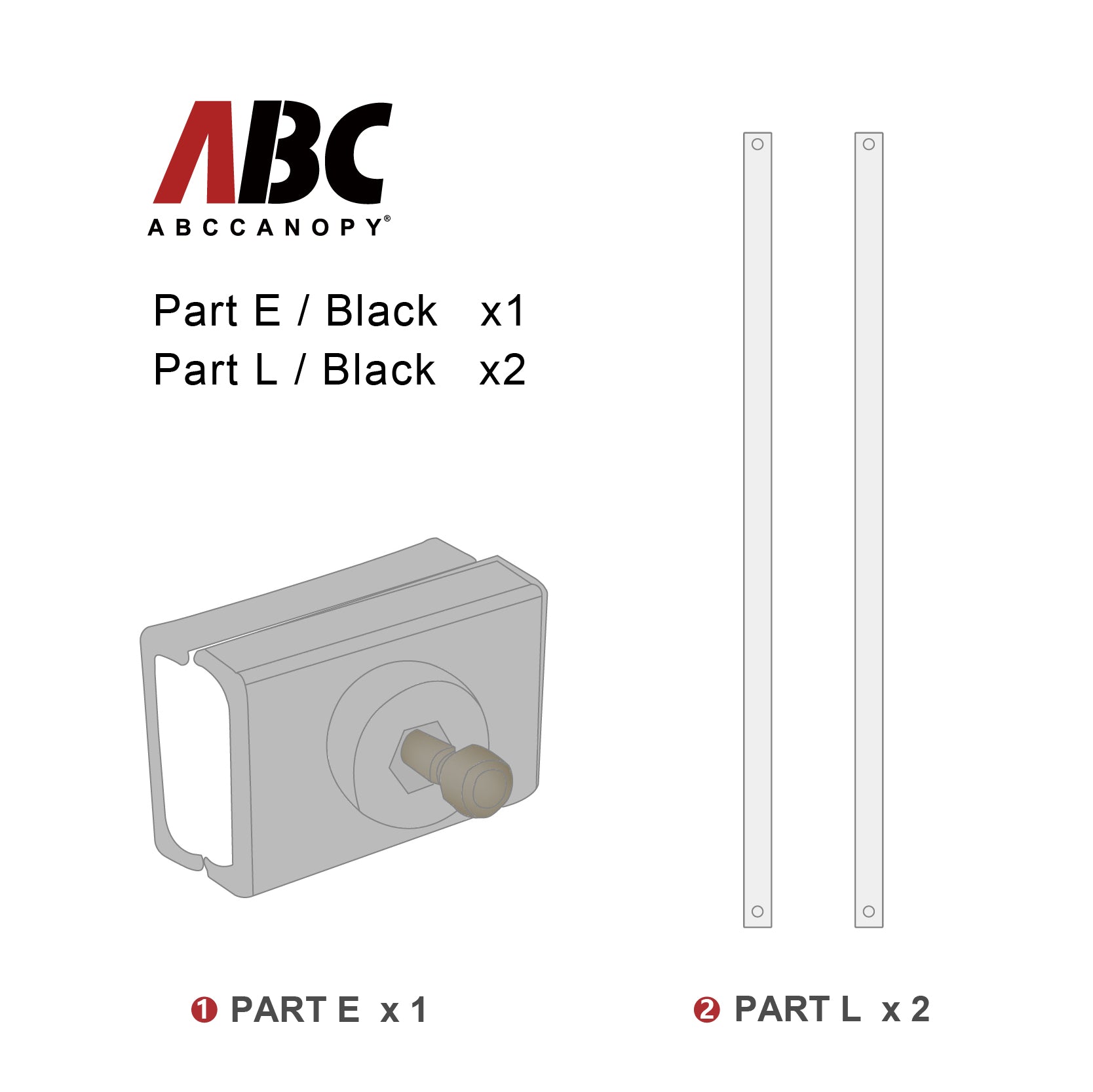 Abccanopy replacement clearance parts